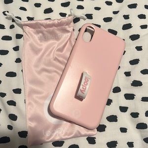 Pink iphone XR loopy case